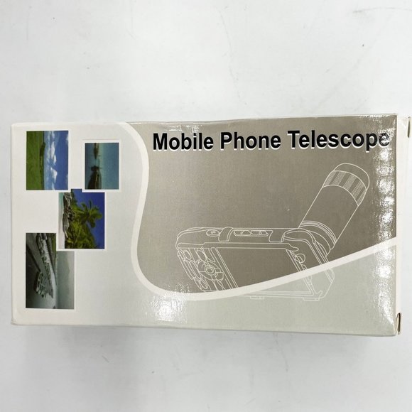 Mobile Phone Telescope 12X Zoom‎ Black Clip on Universal Cellphone Compatibility - Picture 2 of 6